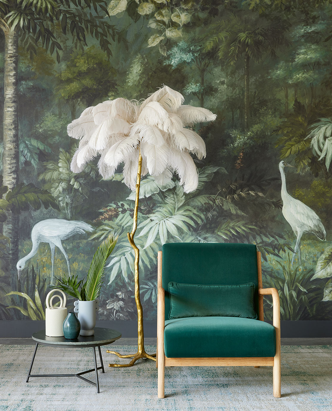 Wandbild Painted Paradise - Fauna