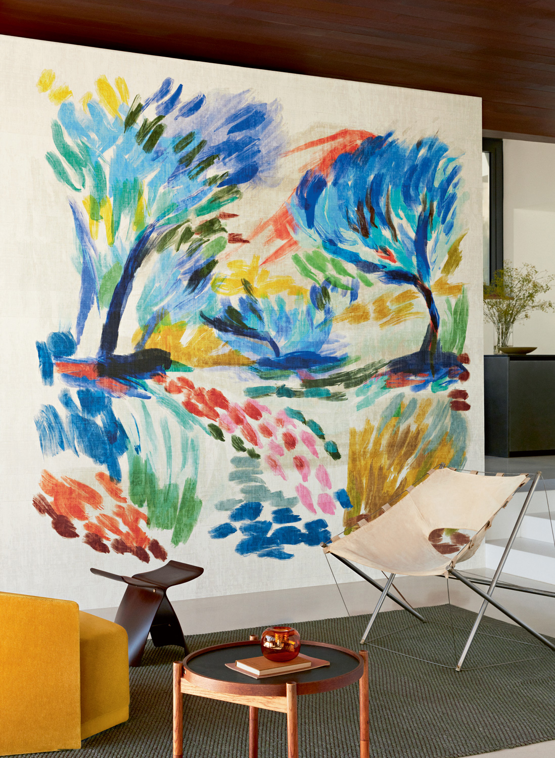 Wandbild Au pied du Ventoux