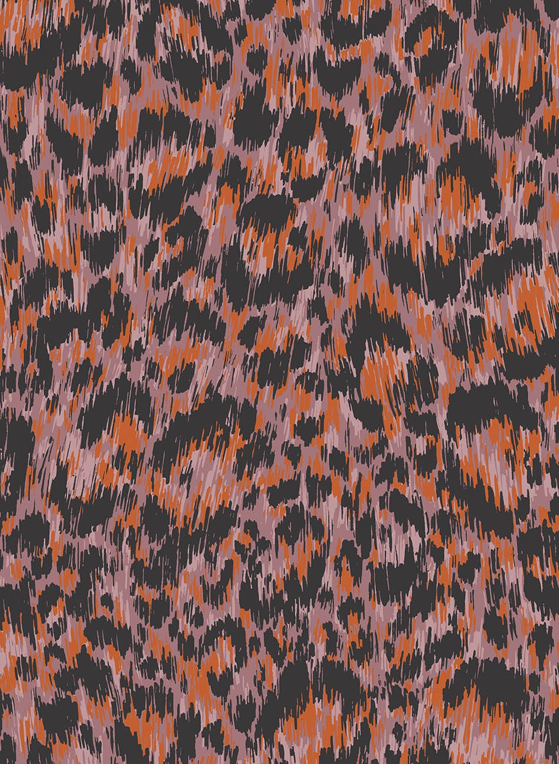 Carta da parati Hand-Painted Leopard