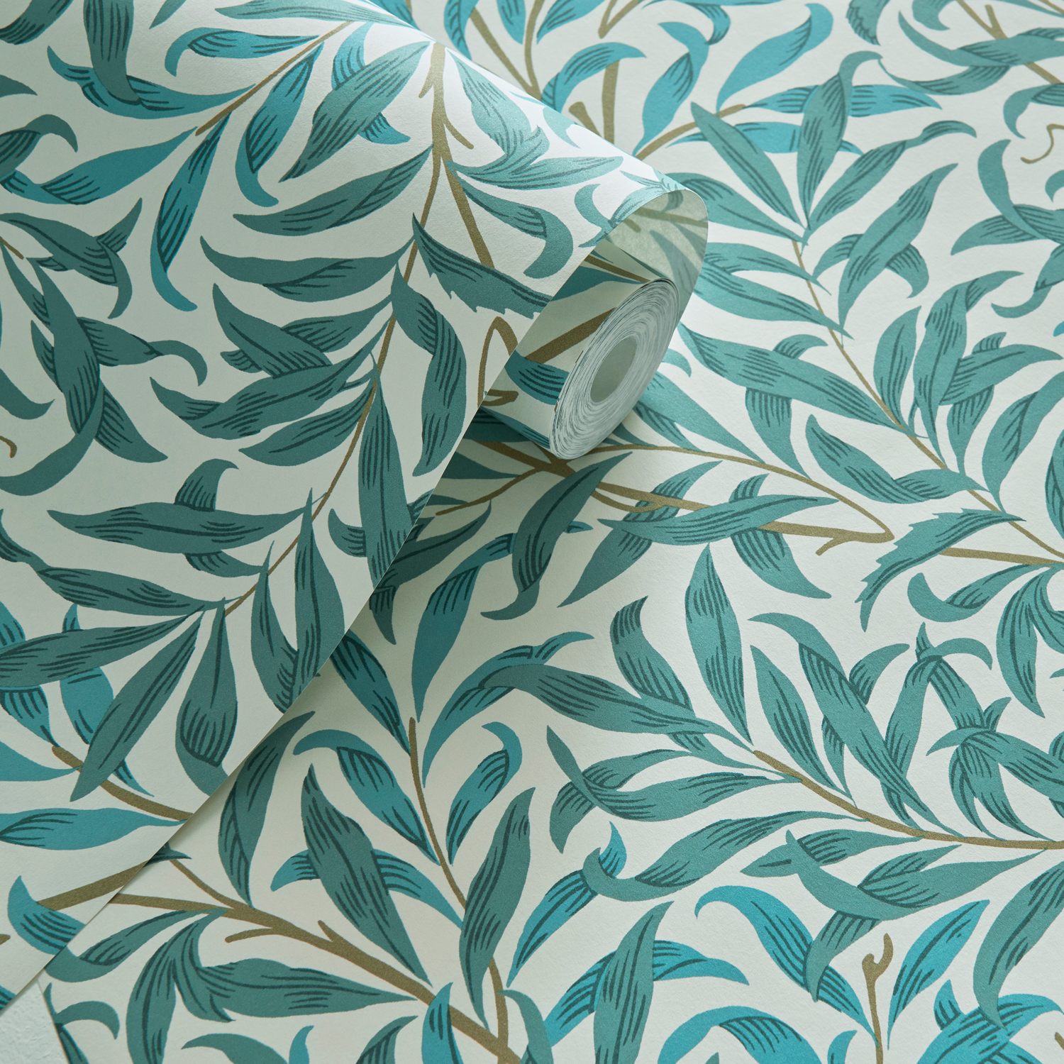 Tapete Willow Boughs - Teal