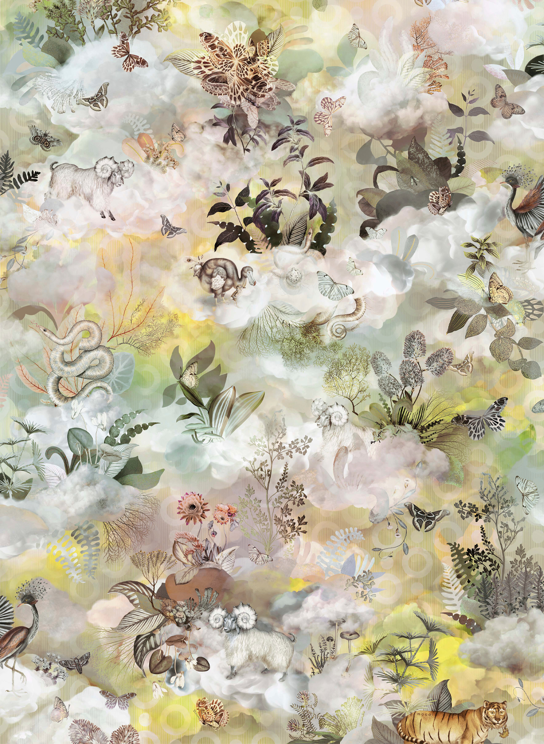 Tapete Memento Moooi Medley - Twilight