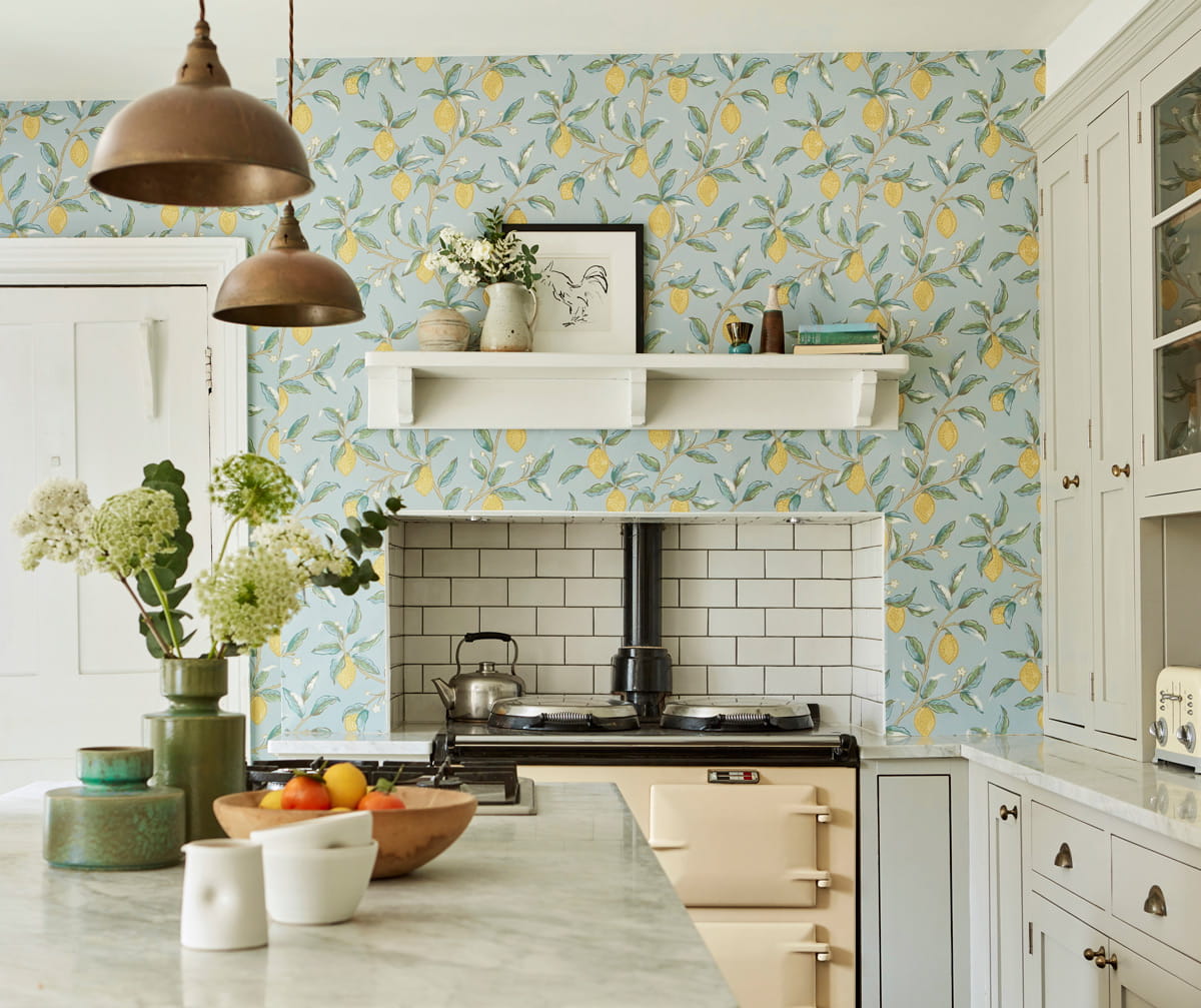 Tapete Lemon Tree - Wedgwood