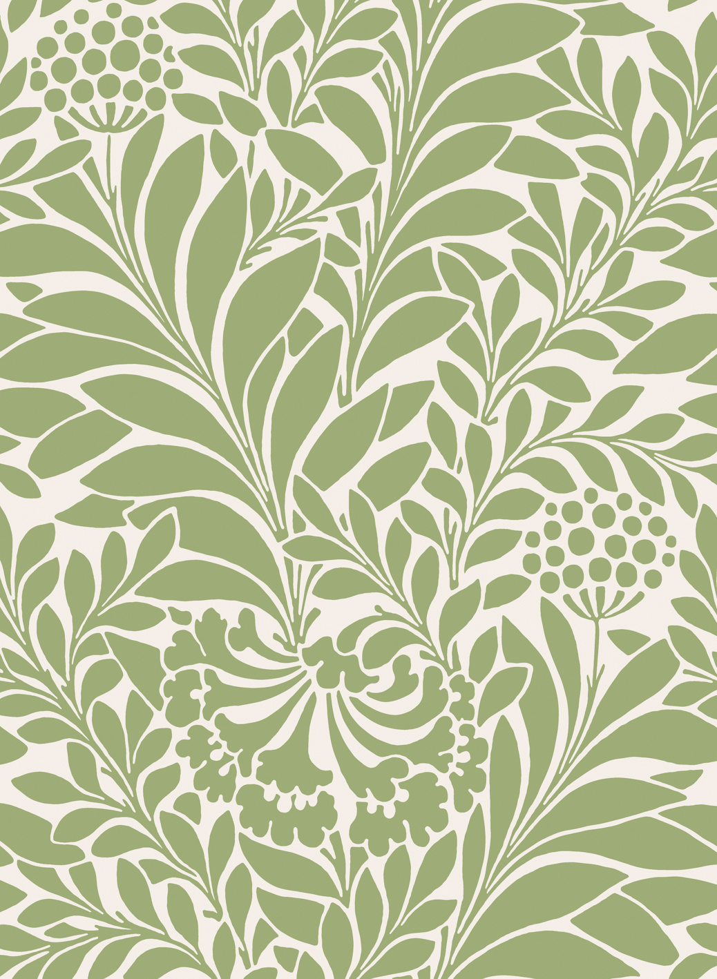 Tapete Honeysuckle - Spring Green