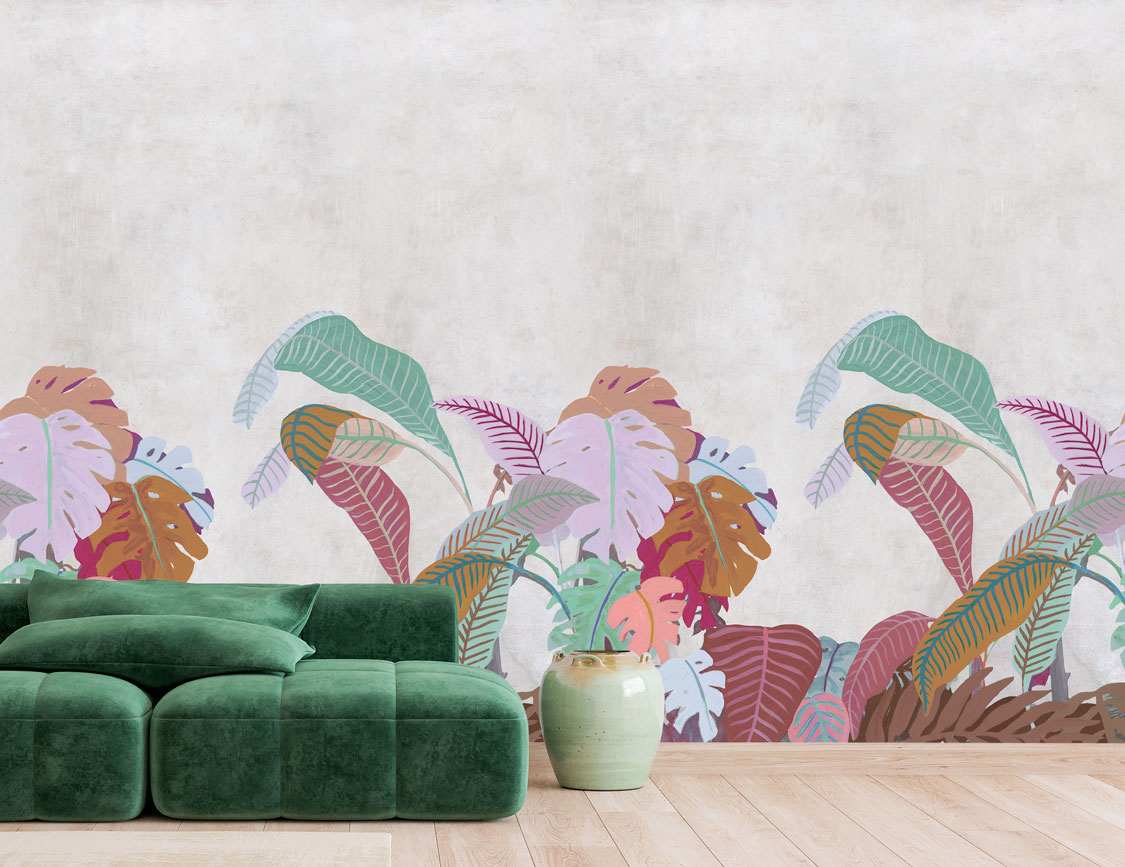Wandbild Amazone - Terracotta