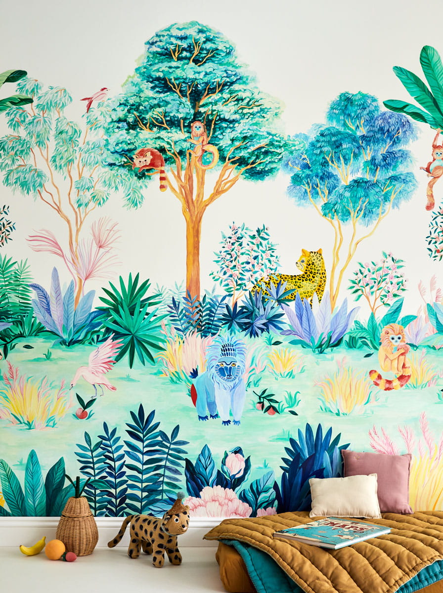 Wandbild Jungle - Colour