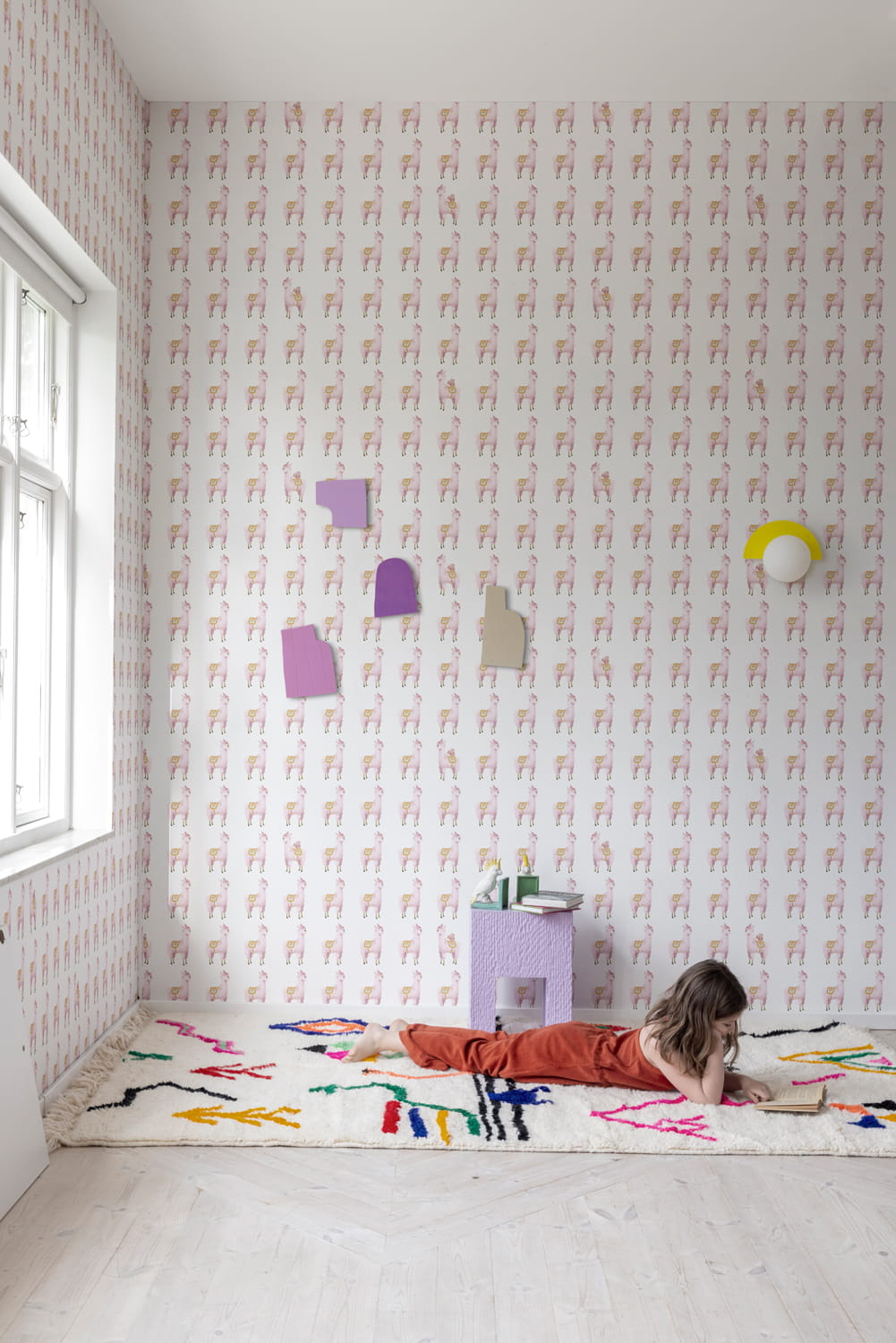 Tapete Alpaca Rebel - Pink