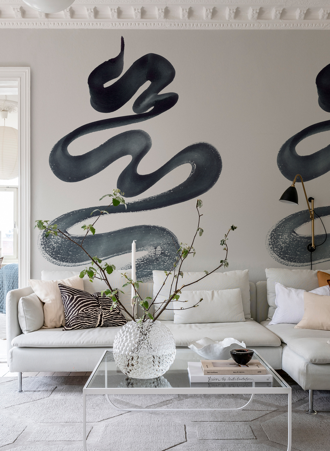 Wandbild Stroke