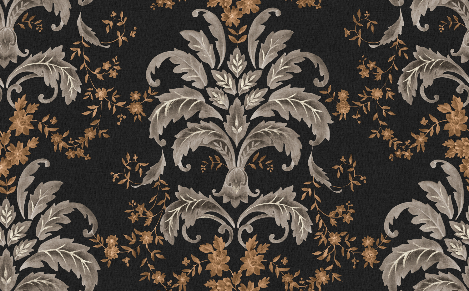 Tapete French Damask - Onyx