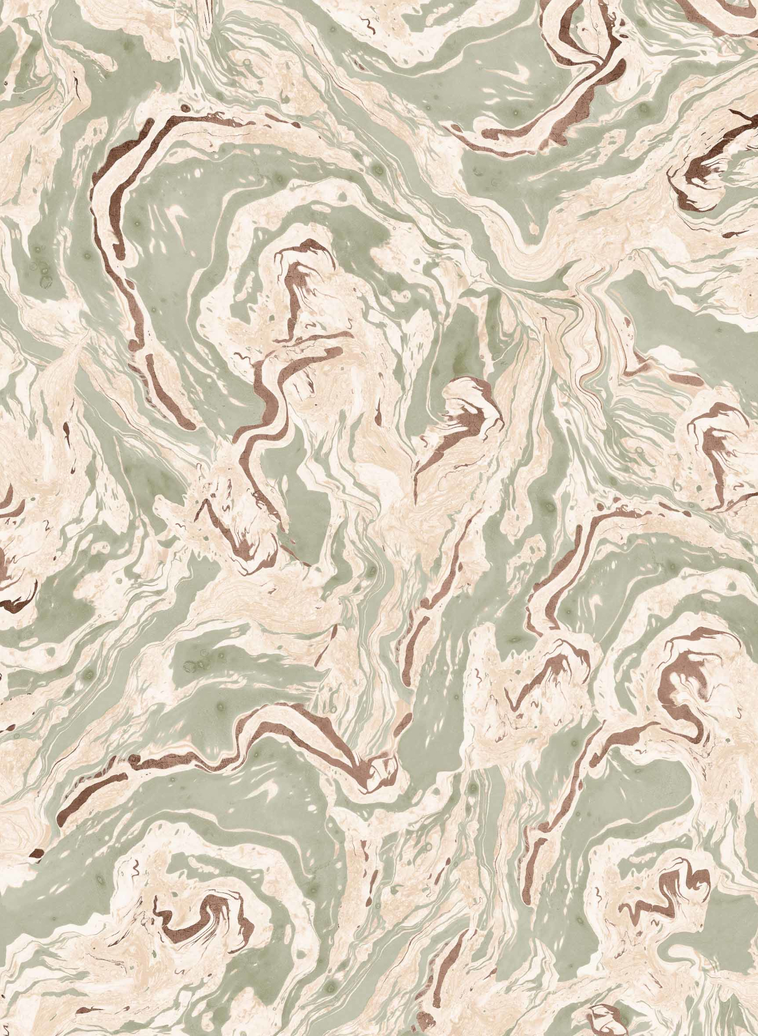 Tapete Marmorea - Matcha