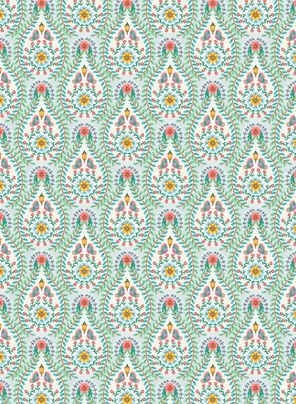 Tapete Raindrops - Beige
