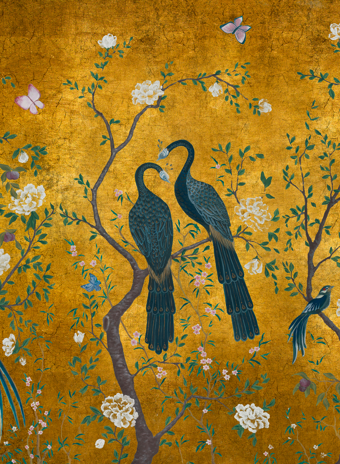 Wandbild Edo - Gold