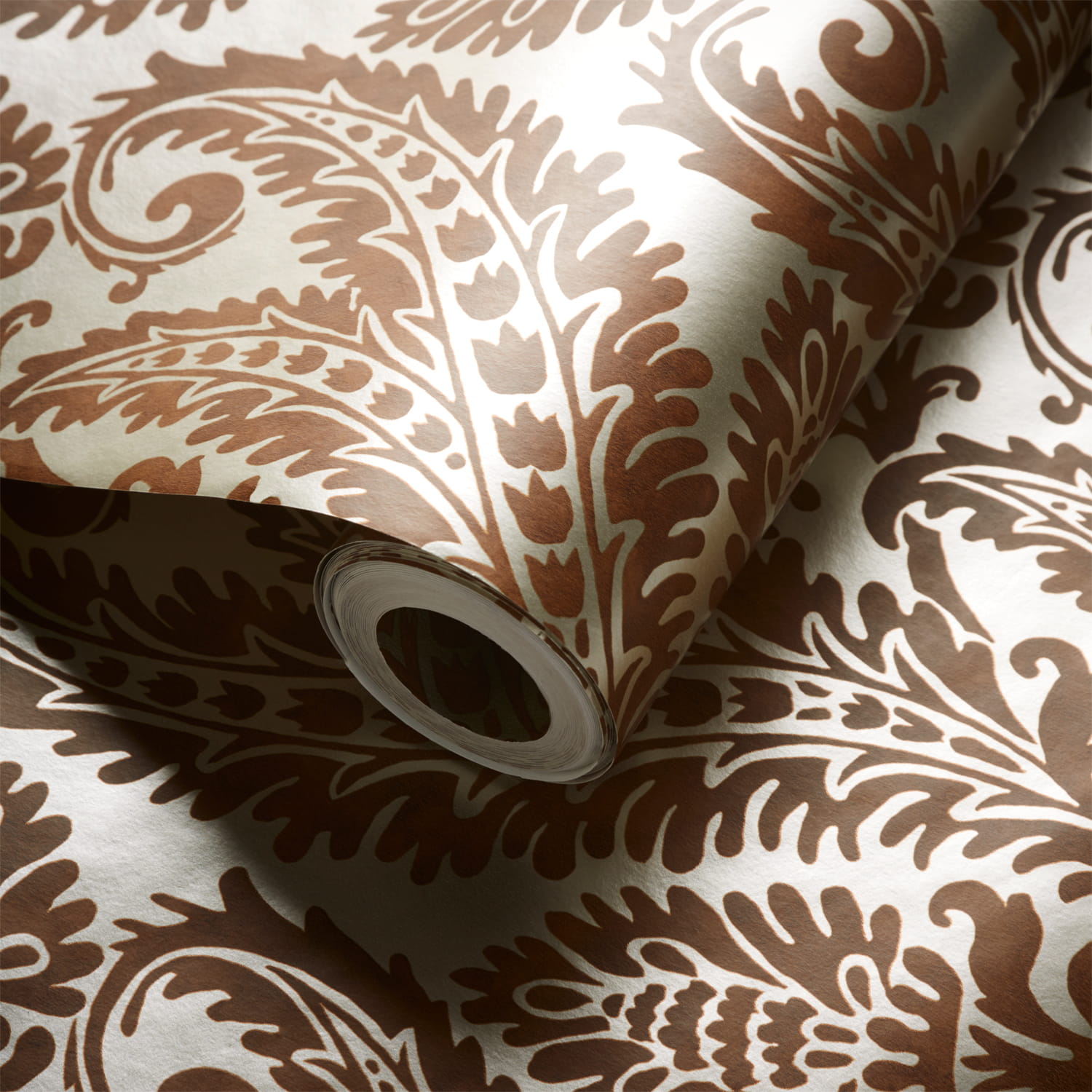 Tapete Regale - Russet/ Gilver