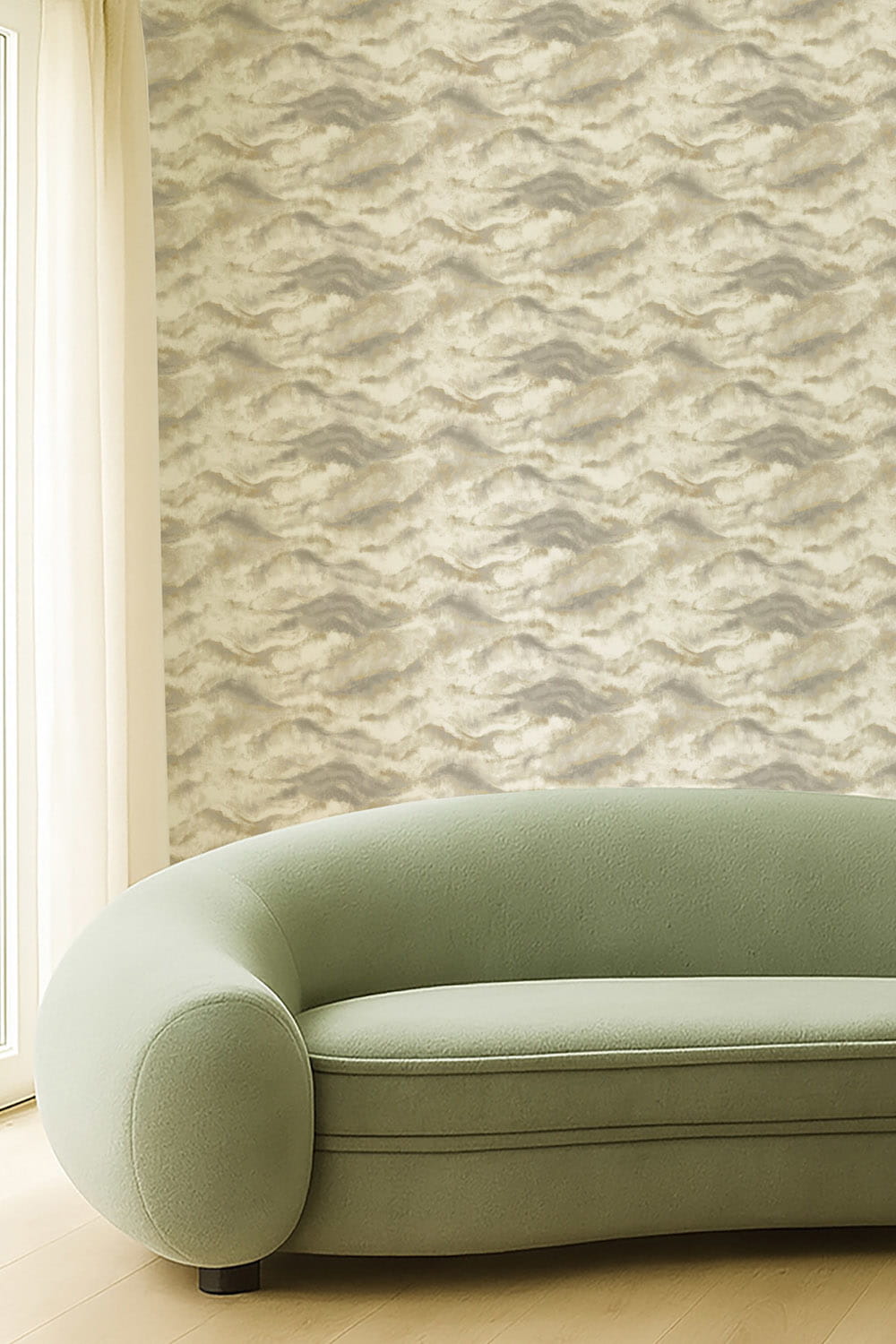 Carta da parati Earthscape - Linen/ Mocha