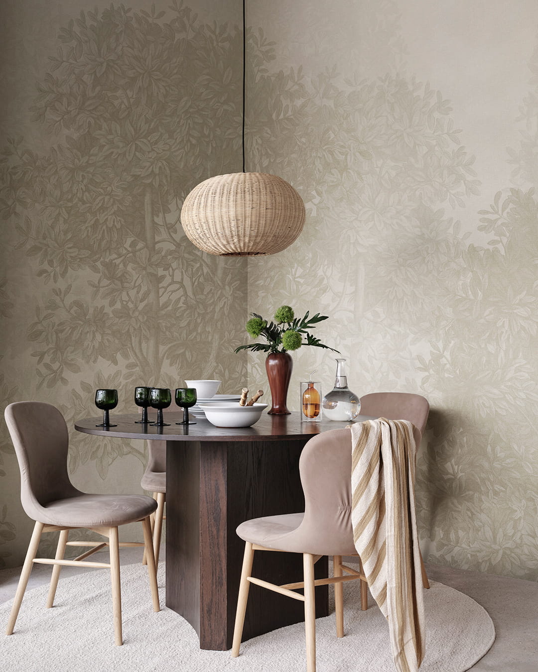 Wandbild Charles - Beige