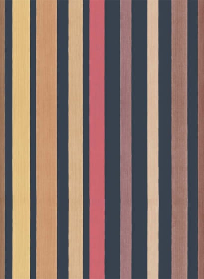 Tapete Carousel Stripe - Charcoal/ Reds