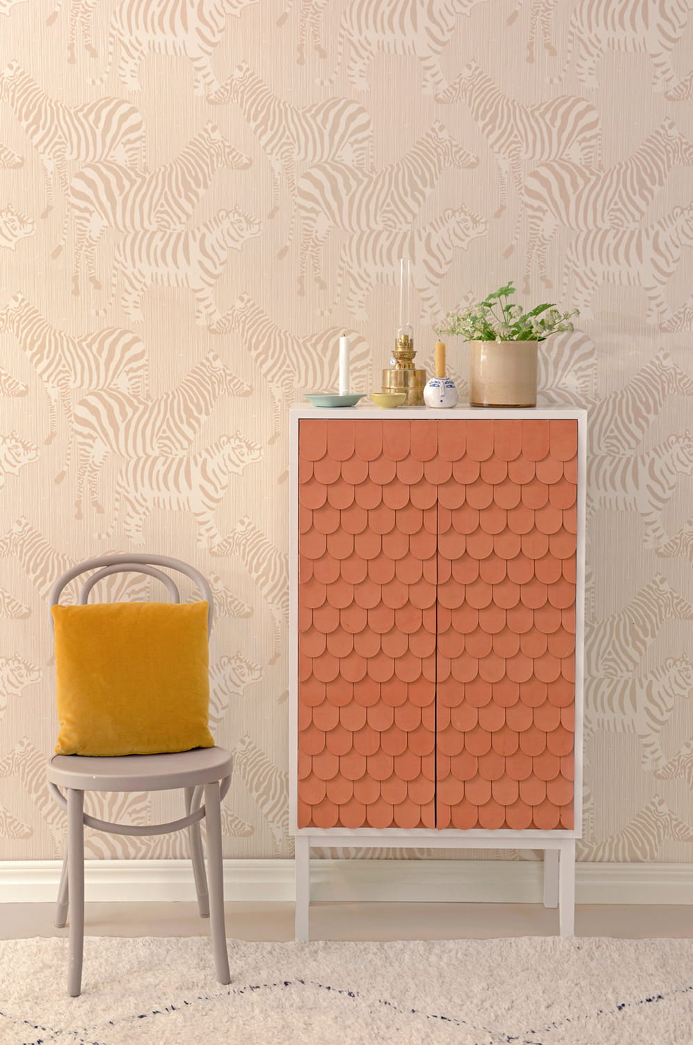 Tapete Safari Stripes - Dusty Beige