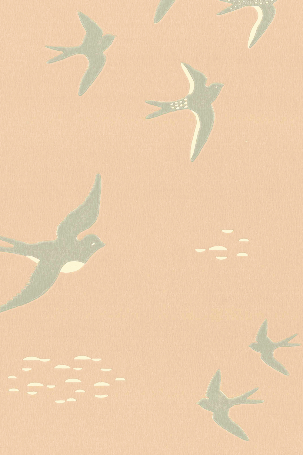 Tapete Follow the Wind - Blush Beige