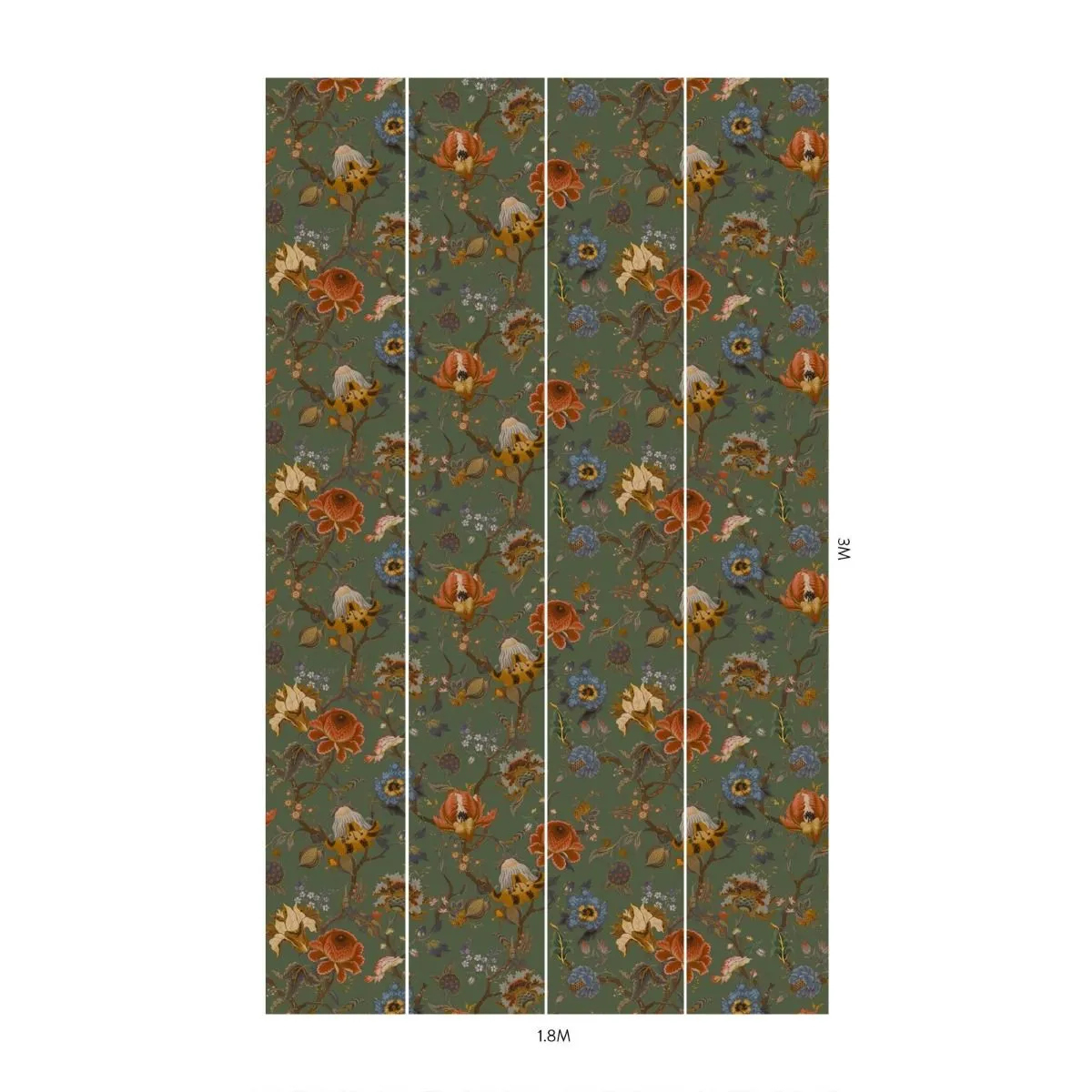 Tapete Artemis - Moss-Green
