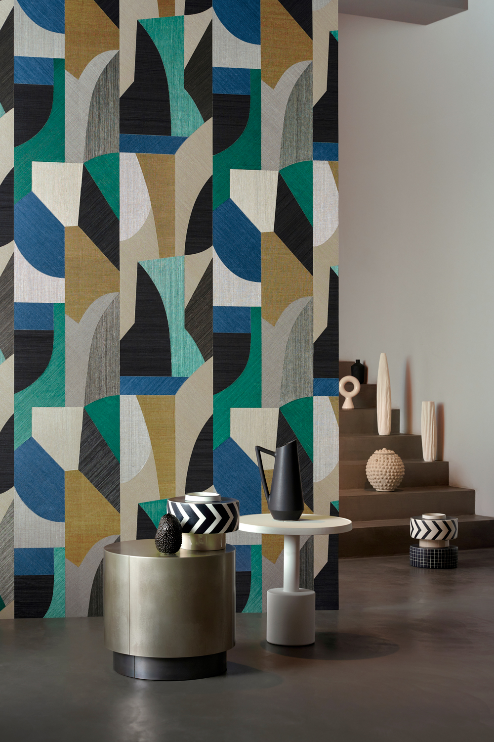 Tapete Puzzle - Blue Emerald