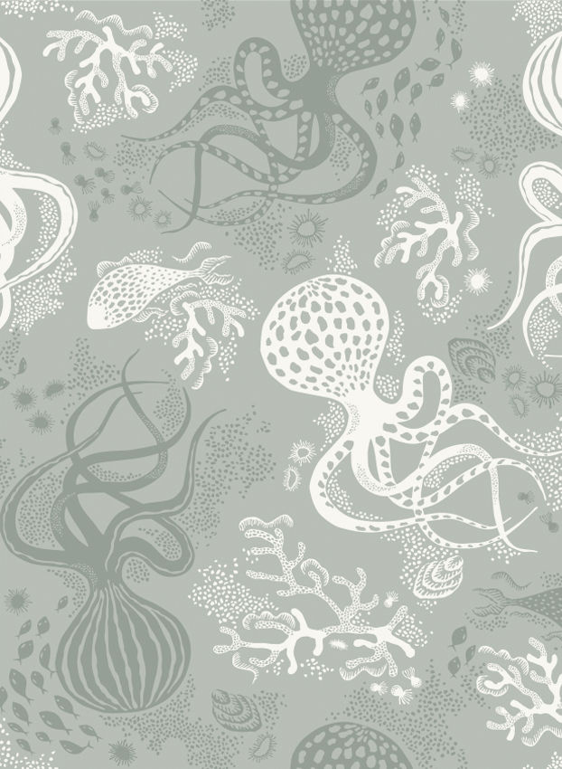 Tapete Aquatic - Dusty Aqua