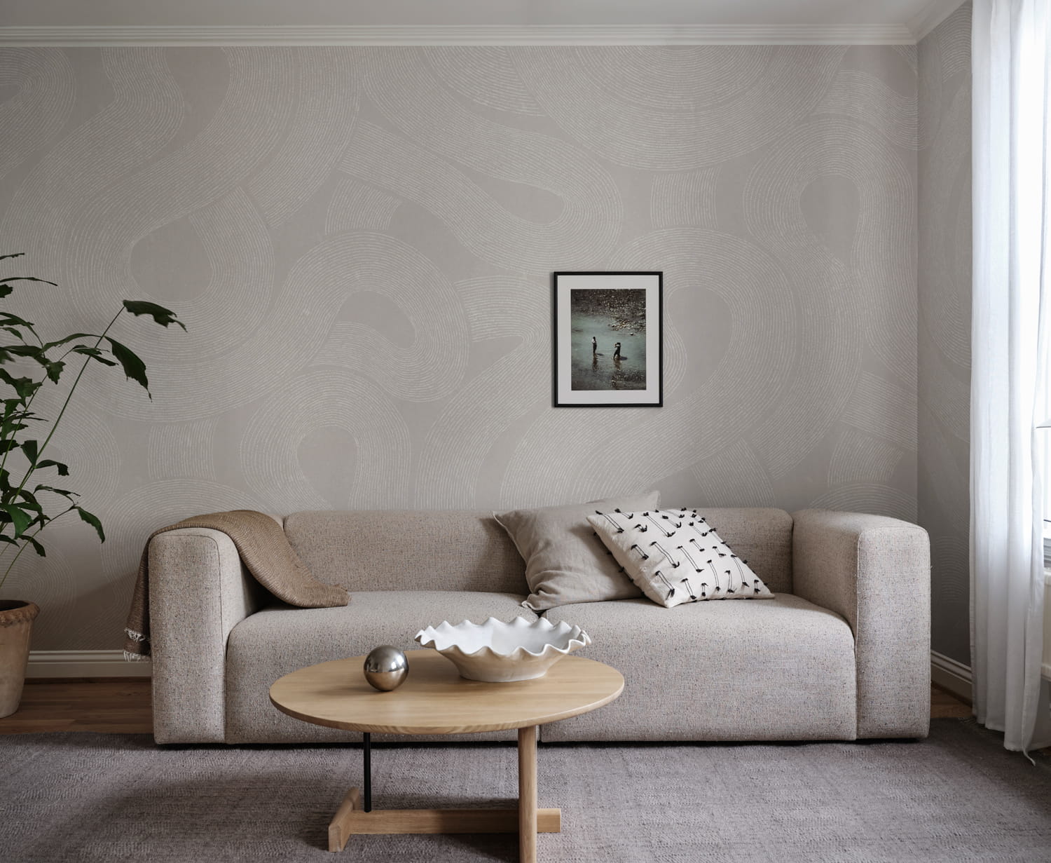 Wandbild Zen - Gray