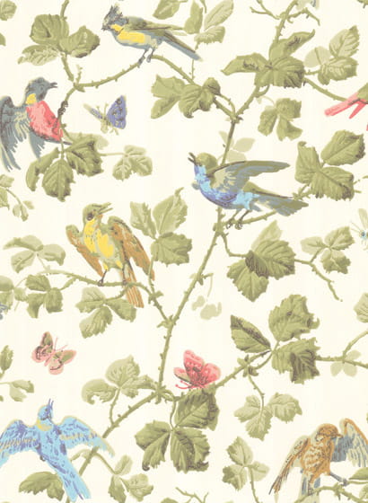 Tapete Winter Birds - Multi