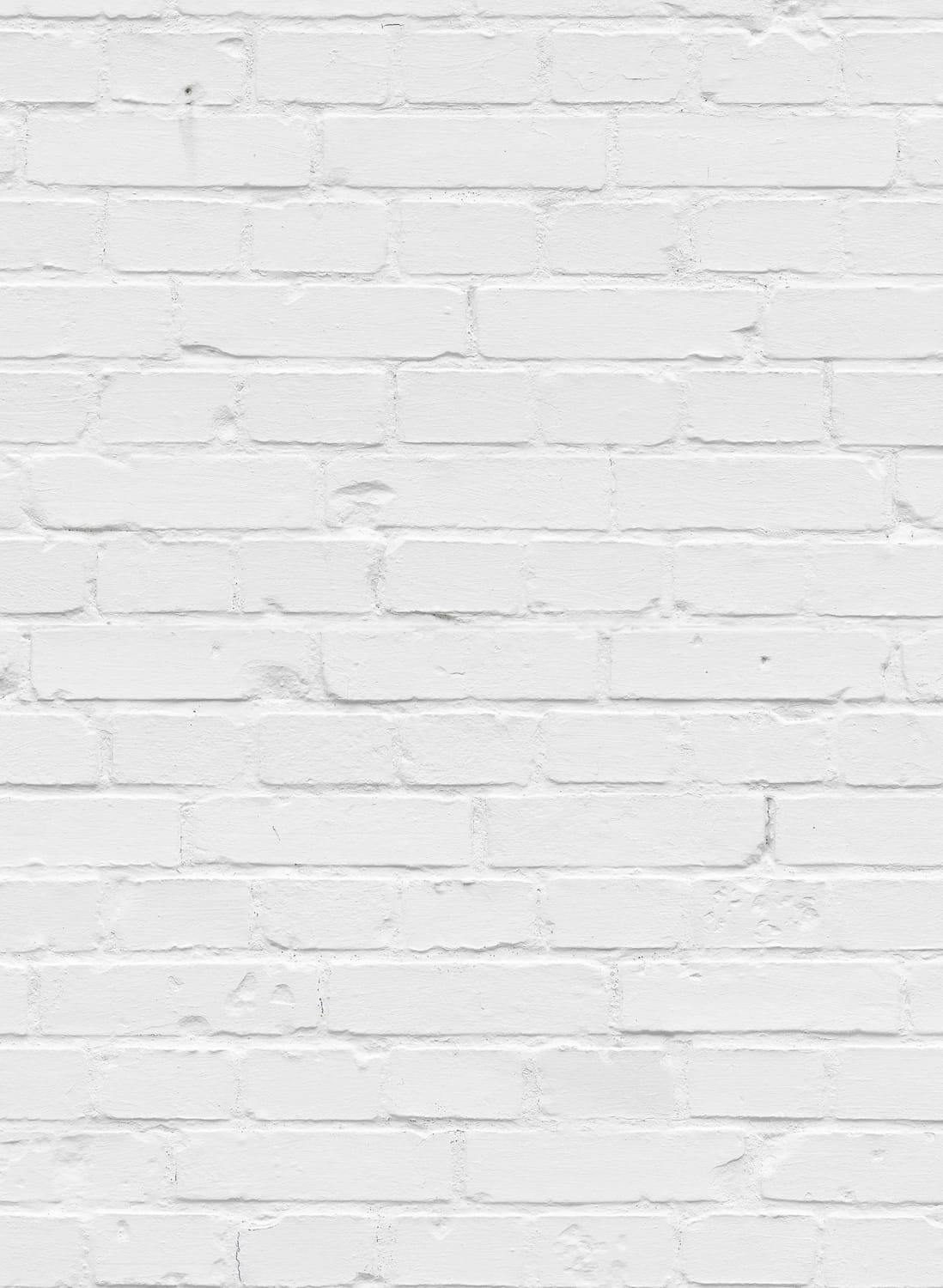 Wandbild White Brick Wall