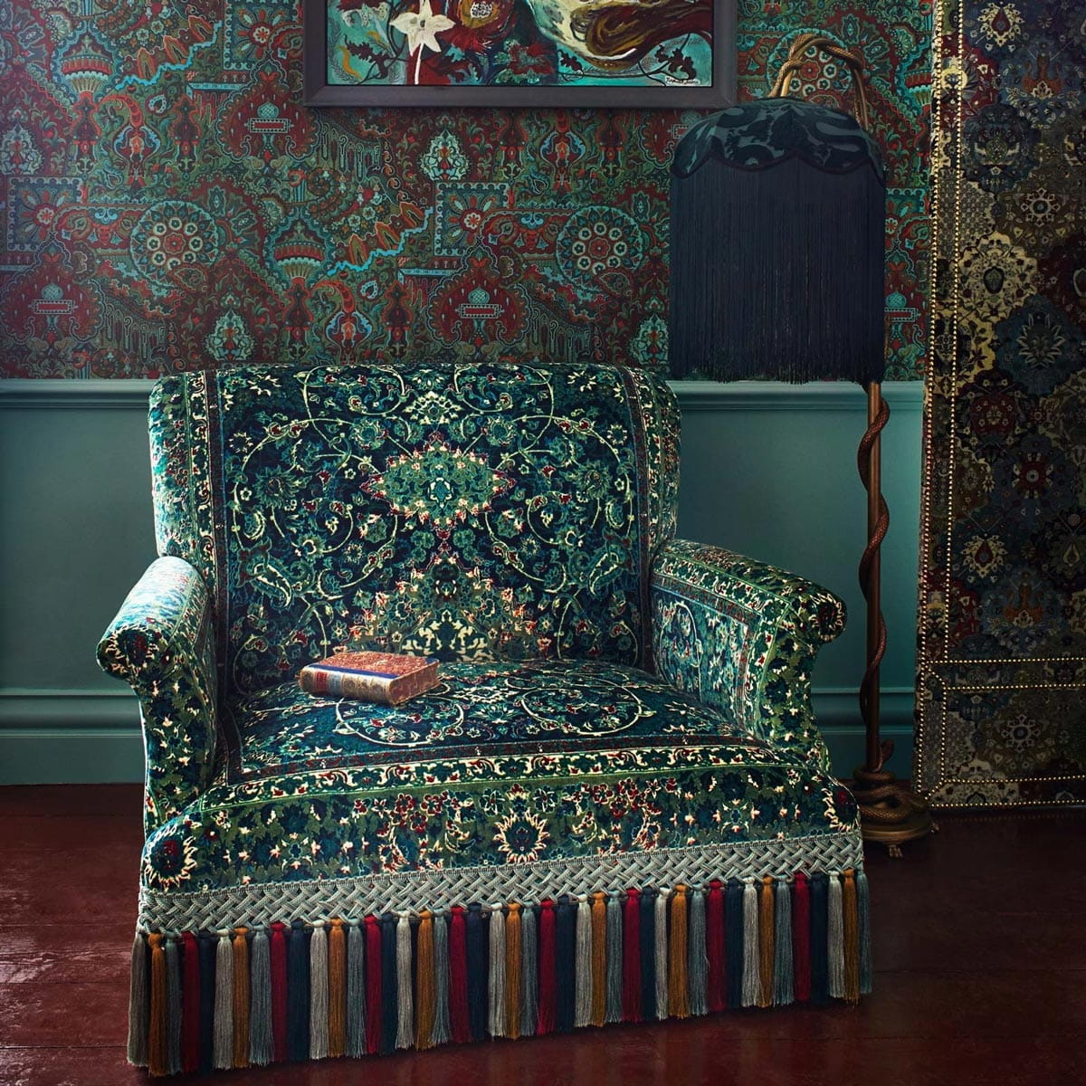 Wandbild Serpentis - Emerald