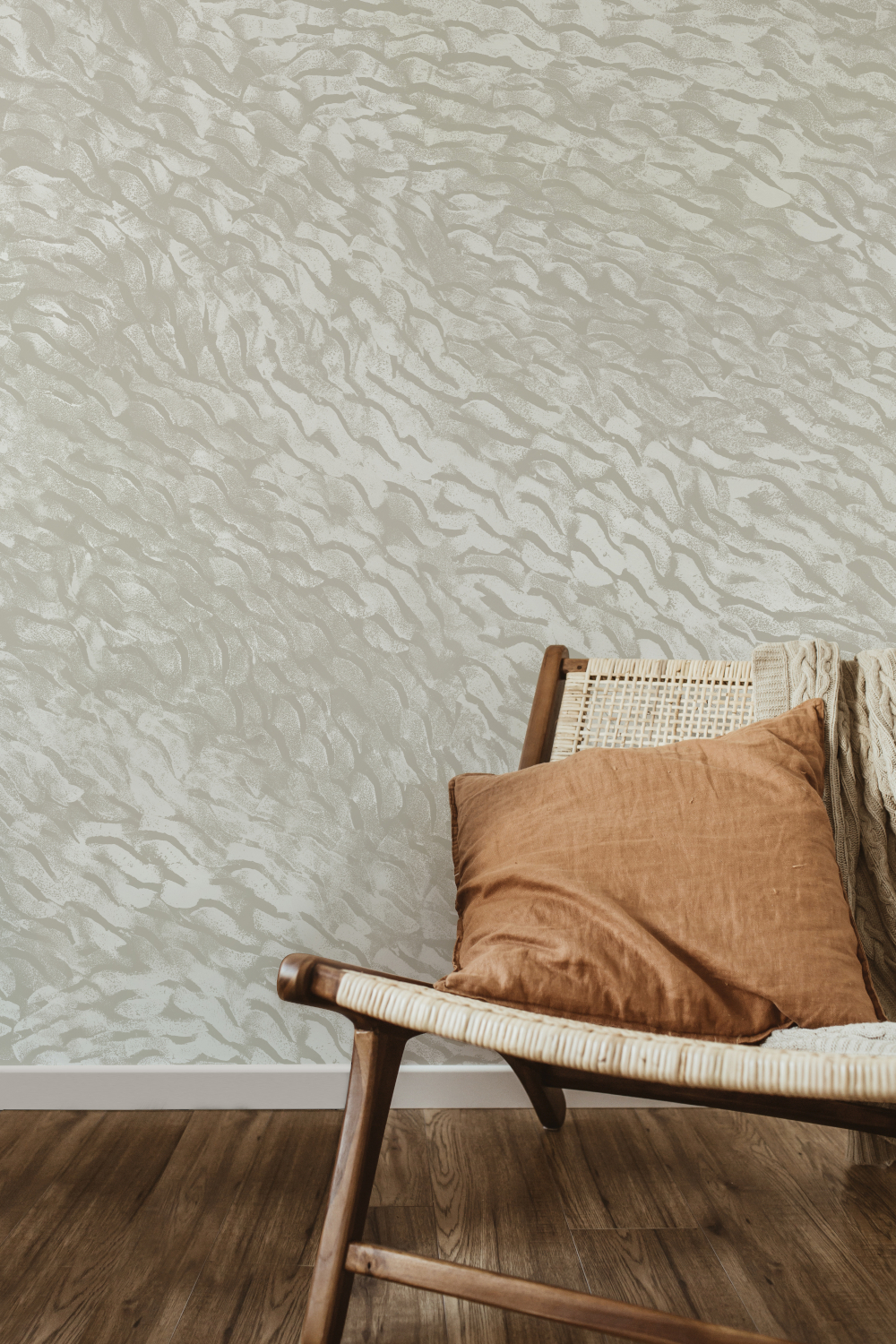 Wandbild Cascade - Creme
