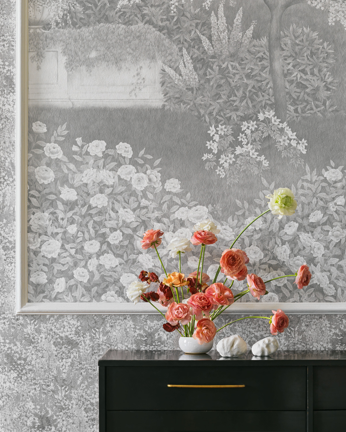 Tapete Petite Fleur - Platinum Matte
