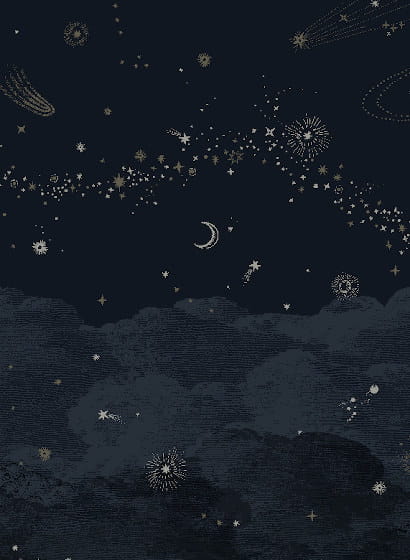 Wandbild Cosmos Nuit - Nuit - Bahnen 1/2/3