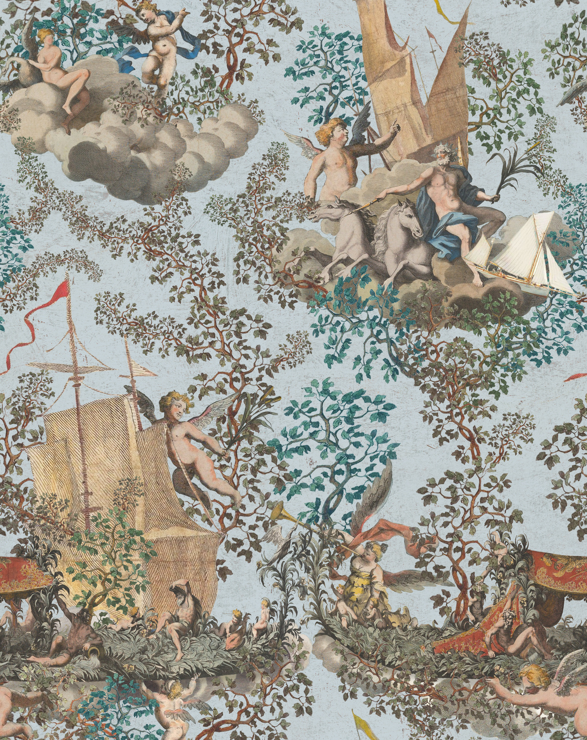Stoff Journey To Eden - Linen - FB00025