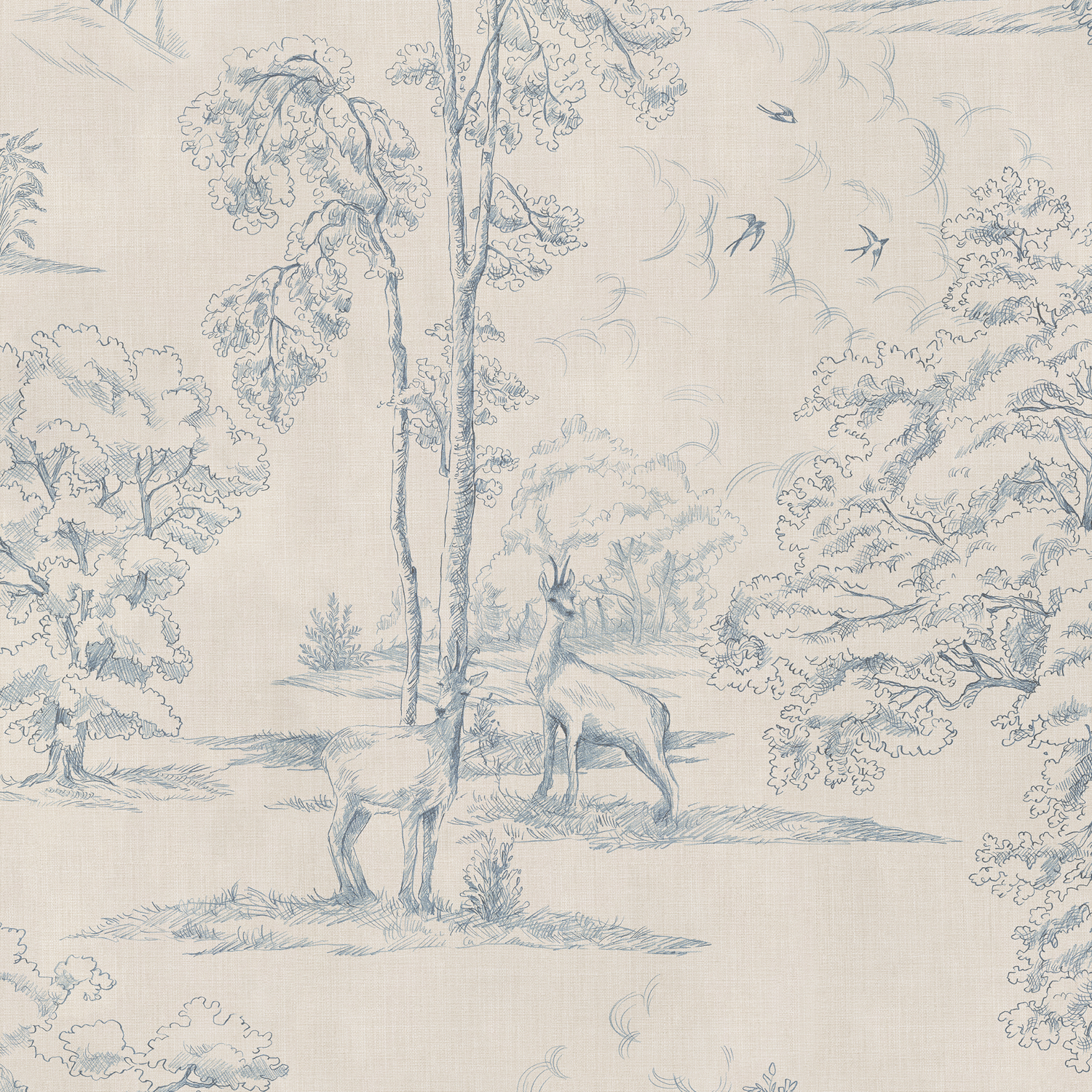 Wandbild Montfort - Blue