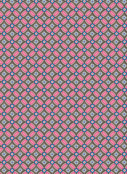 Papier peint Geometric - Pink/ Taupe