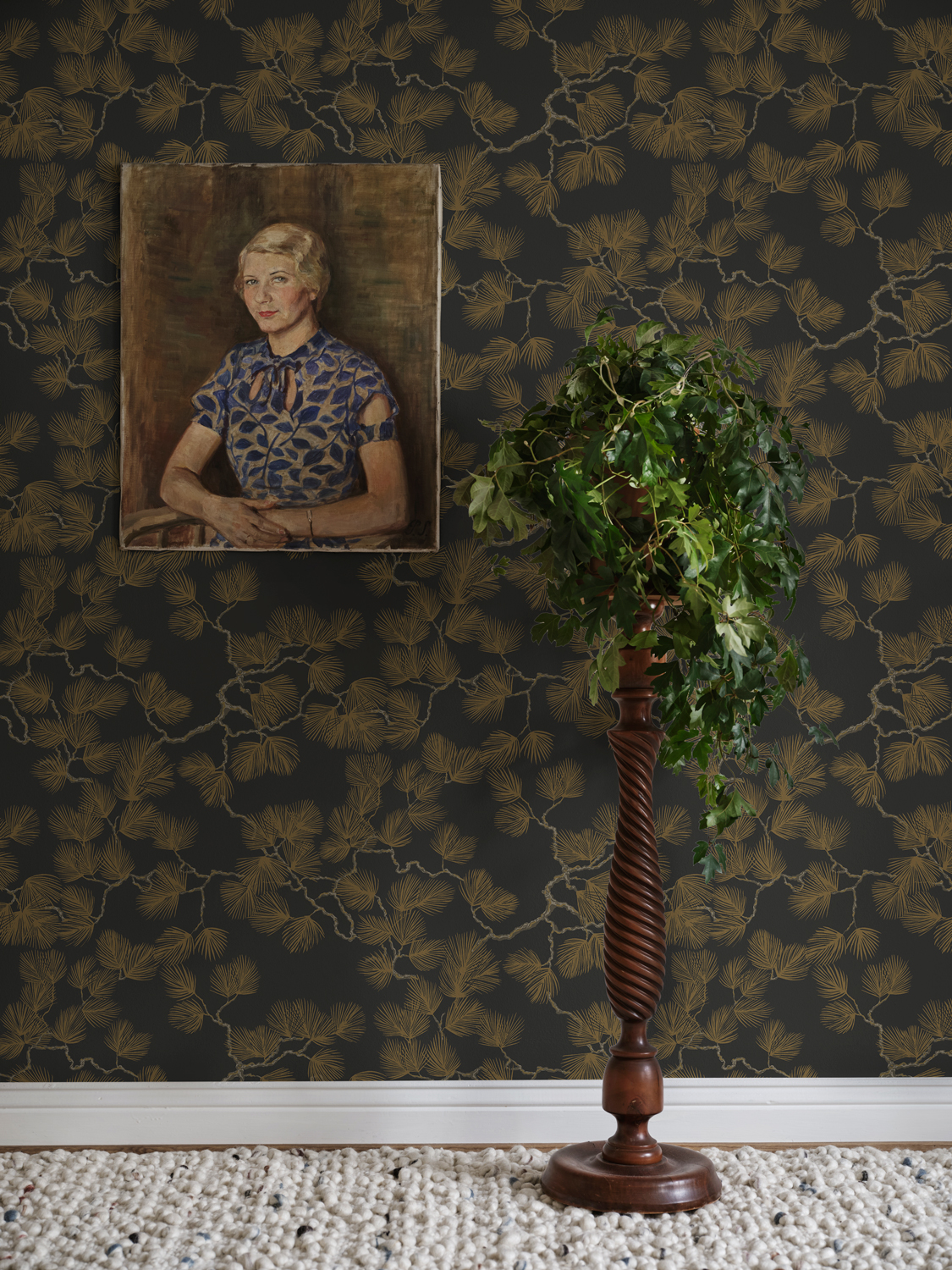 Tapete Pine - Black
