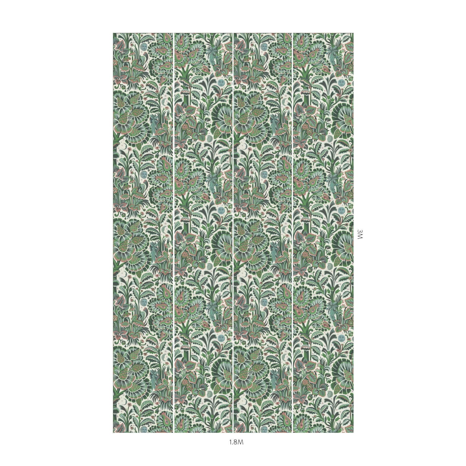 Tapete Moon Garden Magna - Tourmaline