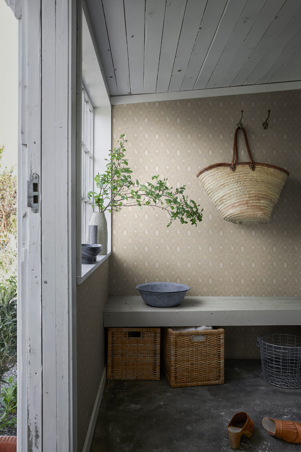 Tapete Turtledove Barn - Gray