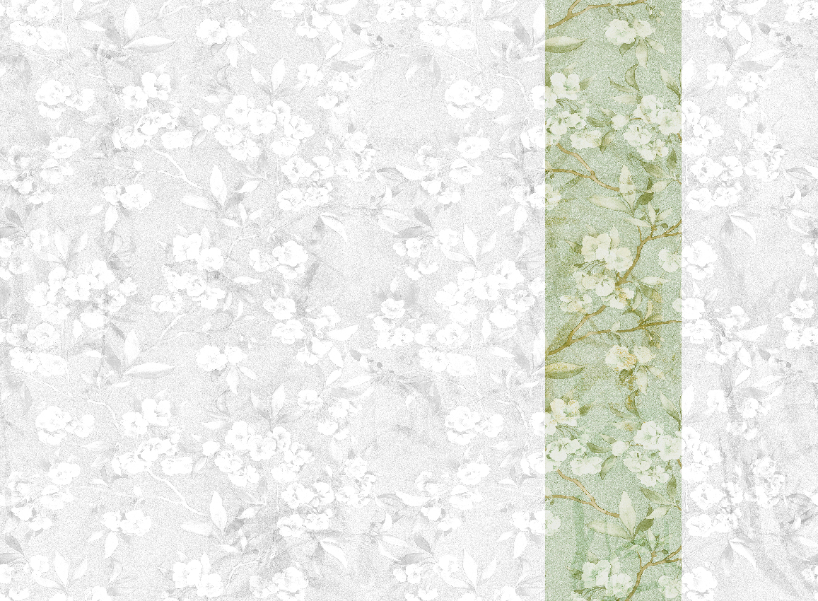 Wandbild Momo - Green Panel 5