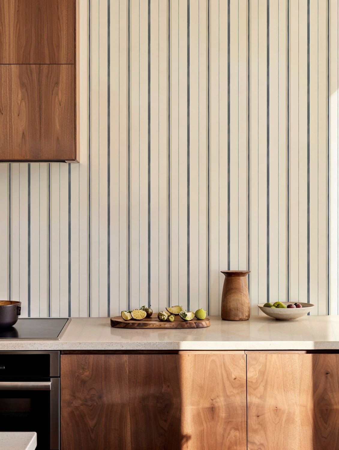 Tapete Rolling Stripes - Aqua