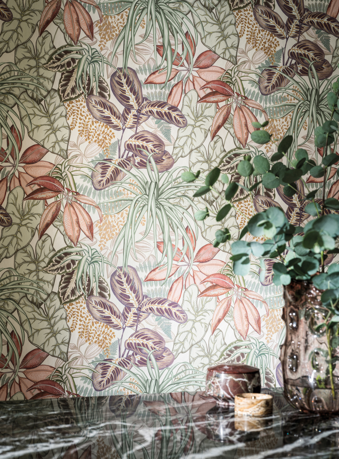Tapete Hothouse - Lichen/ Blush
