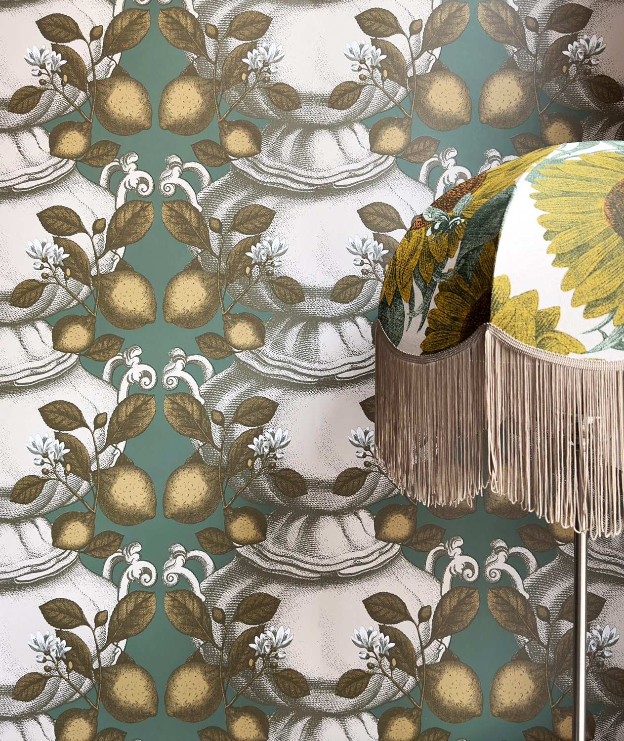 Wallpaper Limoncello - green