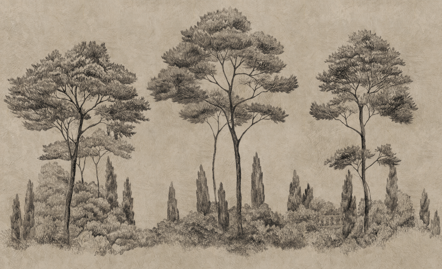 Wandbild Andrea - Graphite