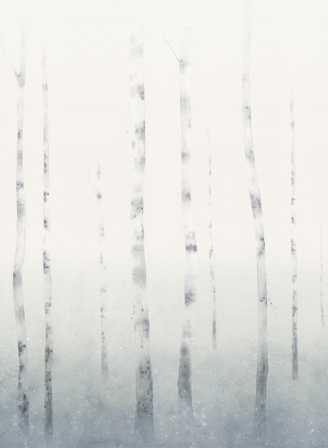Wandbild Sundborn - Winter