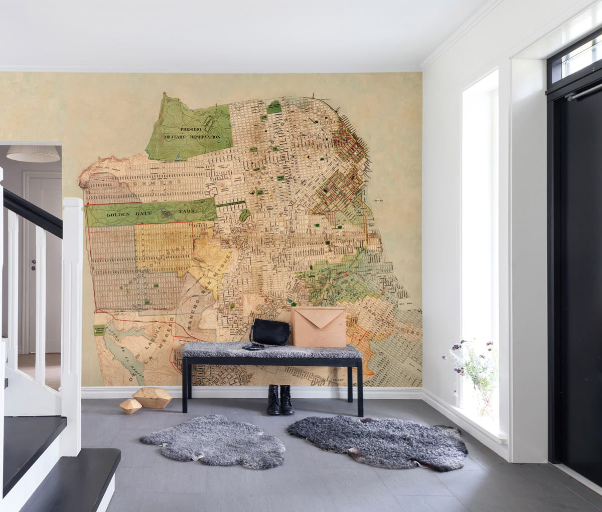Wandbild Block by Block