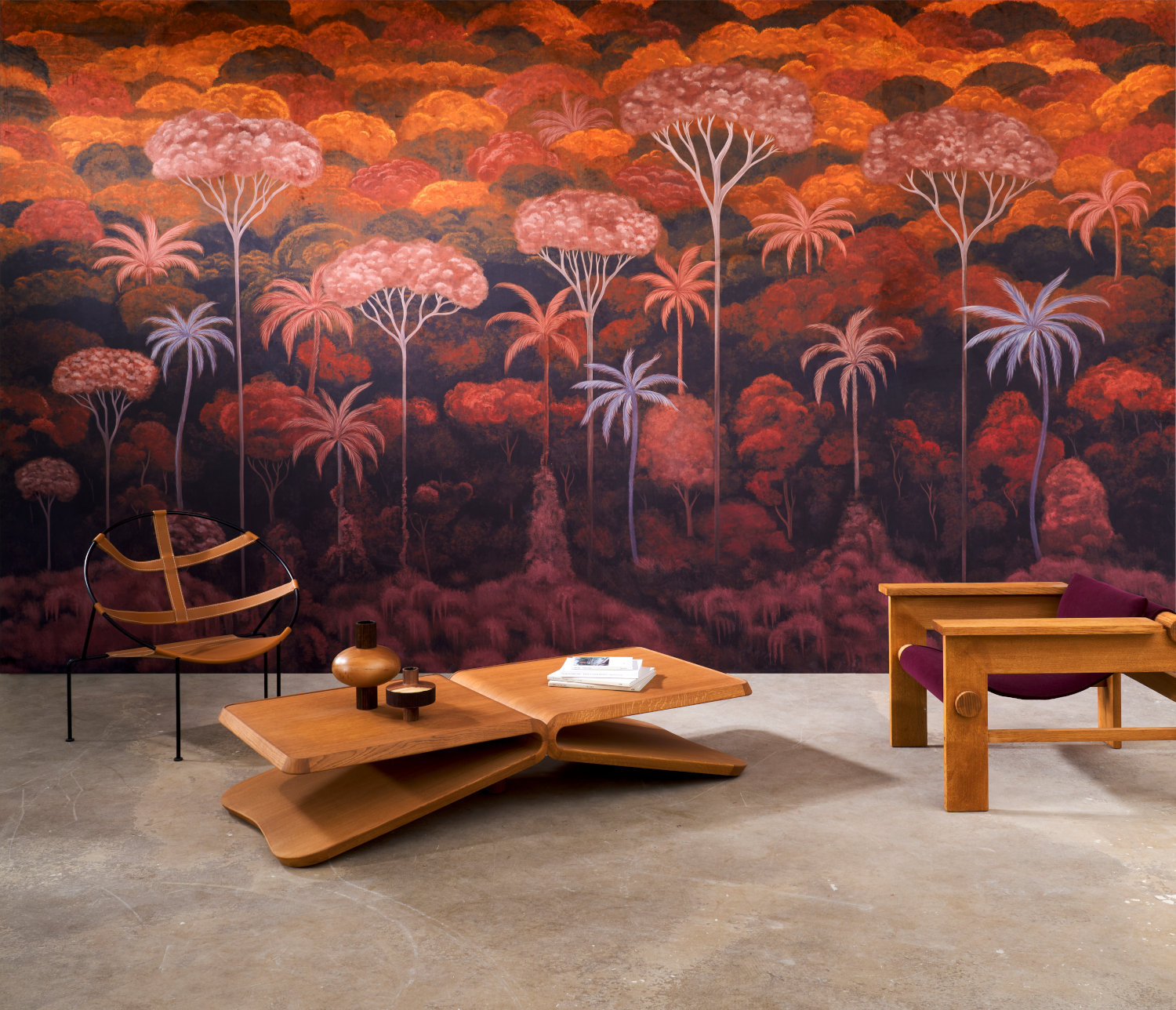 Wandbild Ciel Tropical - Bright Pimento
