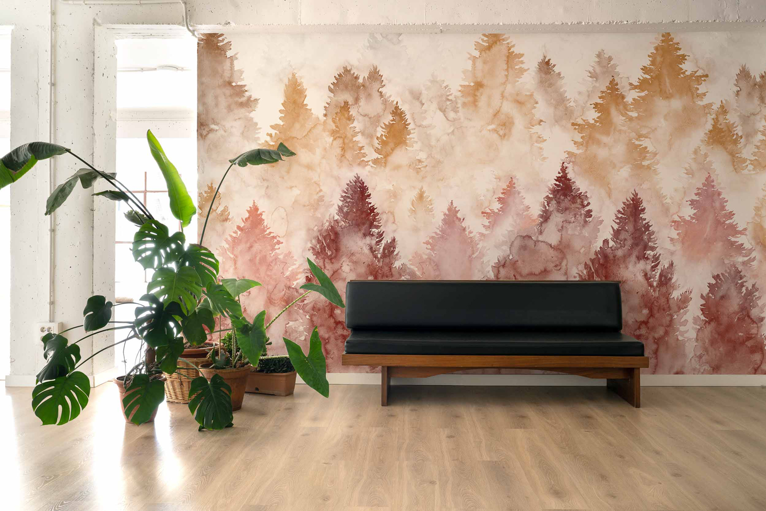 Wandbild Mendia - Coral