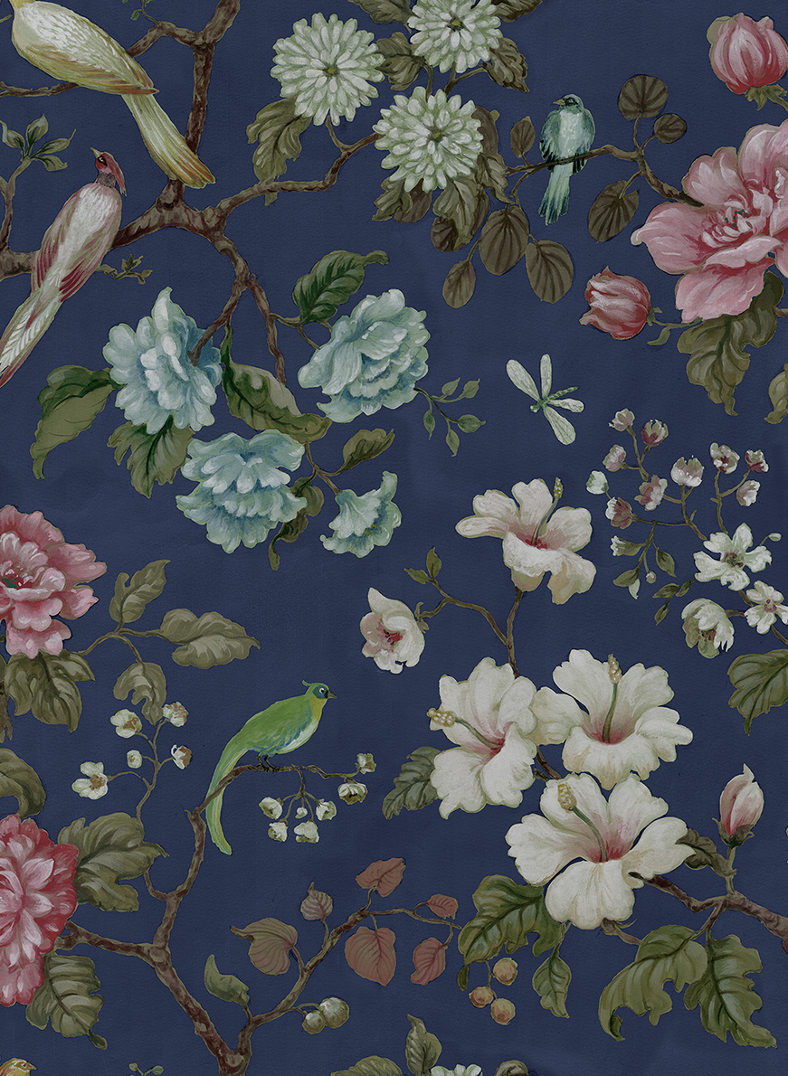 Wandbild Grandiflora - Blue