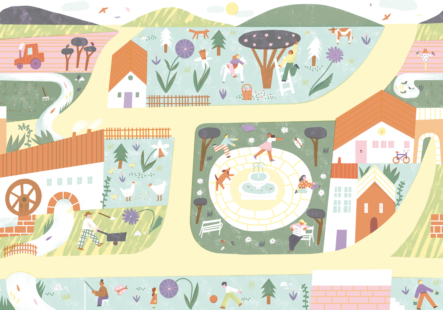 Wandbild Country Joy - Lemon