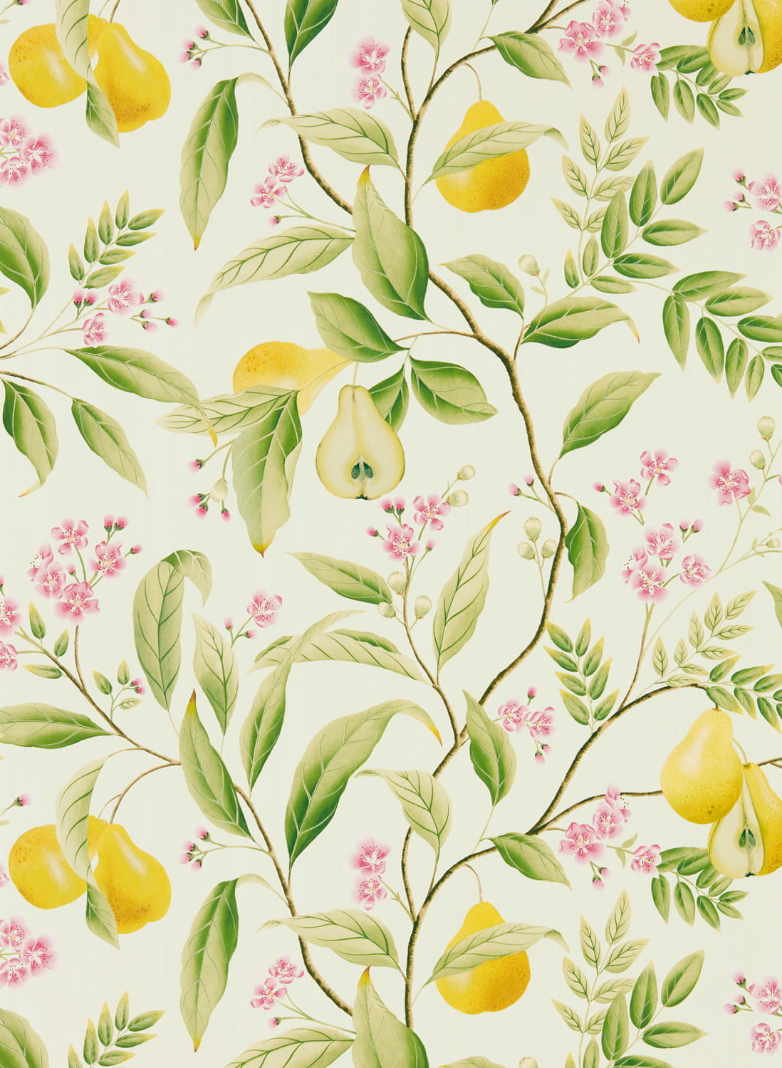 Tapete Marie - Fig Leaf/ Honey/ Blossom