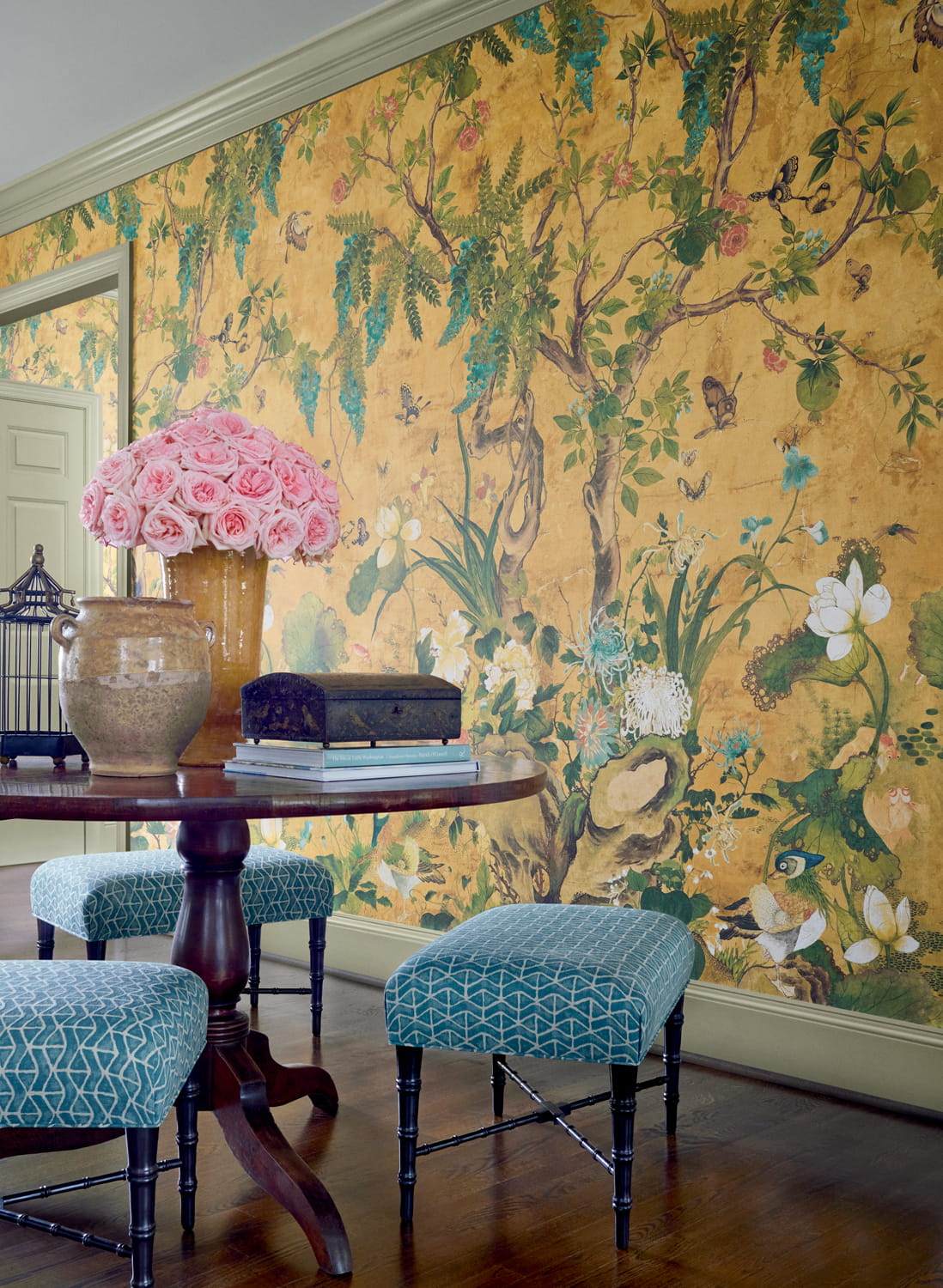 Wandbild Wild Wisteria - Ochre